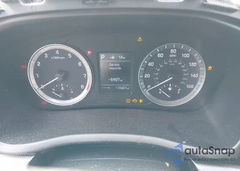 2018 Hyundai Sonata Se z USA, uszkodzony, nr VIN 5NPE24AF0JH600287